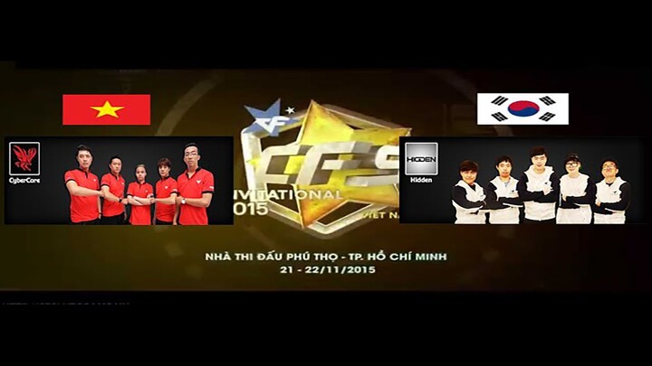 CFSI - Group A - CyberCore vs Hidden (Korea) - Vòng loại Bảng A - Crossfire Stars Invitational 2015