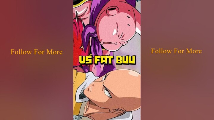 Saitama Meets Majin Buu from Dragon Ball Z _ Fat Buu vs Saitama One Punch Man Side Manga Explained