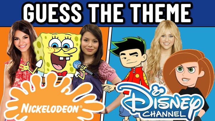 Guess The CHILDHOOD Disney / Nickelodeon Theme By The Song