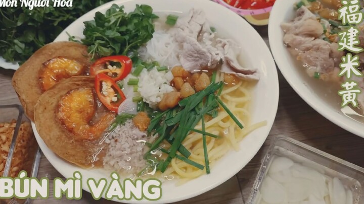 Bún Mì Vàng Mì Phức Kiến Cách nấu món bún mì vàng hương vị đặc trưng