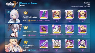 Exalted MA Kallen Vs Durandal 30880 (SA DK BKE) Honkai Impact 3