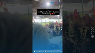 Momen Langka Ketika Pengantin Tak Lupa Foto Bareng Tim Belakang Layar yang Sukseskan Hajatan