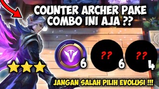COUNTER META ARCHER PAKE COMBO INI AJA? EVOLUSI SUPERHERO CADIA SWORDMAN! MAGIC CHESS MOBILE LEGENDS