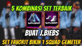 5 KOMBINASI SET FREE FIRE TERBAIK BUAT J.BIEBS - FREE FIRE INDONESIA
