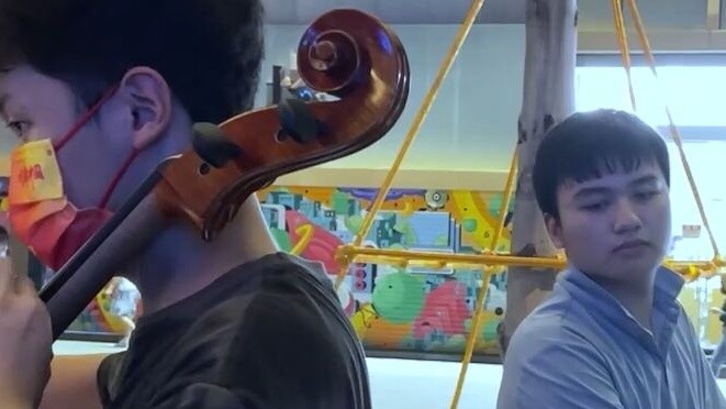 [Cello/Piano] Shenzhen Street Ensemble ไวโอคาราโอเกะ แอสเวอร์การ์เดน op-ขอแสดงความนับถือ น้ำตาไหล