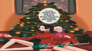 SELAMAT NATAL DARI NICO ROBIN & BOA HANCOCK MERRY CHRISTMAS KOMIK