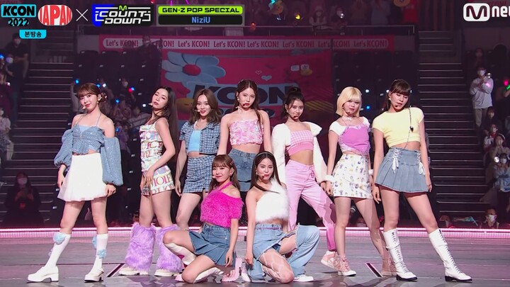 【4K 60fps】NiziU – POP! (221110 Mnet KCON 2022 JAPAN X M!Countdown)