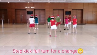 Line dance Jingle Bell Rock AB ( Molly Yeoh)