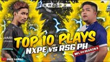 TOP 10 PLAYS NXPE vs RSG PH | MPL-PH Season 8 Week 3
