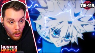 KILLUA 😱 | Hunter x Hunter Episode 118 and 119 REACTION + REVIEW