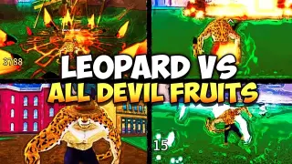 Leopard vs All Devil Fruits | Blox Fruits Update 17 Part 3