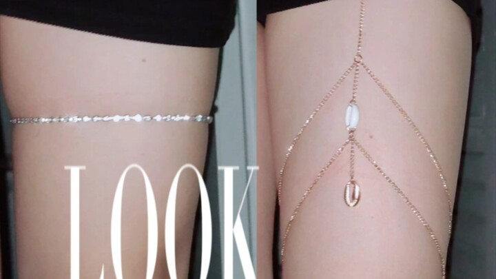 ห่วงคล้องขา โซ่รัดขา ชุดแรก | ฤดูใบไม้ผลิของสาวขานวล~ได้โปรด! โซ่รัดขานี่เท่มากจริงๆ นะ?!