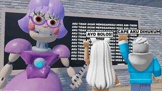 Aku & @AKUDAP Di Hukum Guru Yang Menyeramkan! KITA HARUS KABUR! - Escape Miss Ani-Tron's Detention!