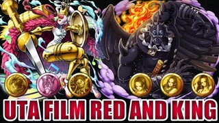 UTA FILM RED AND KING GAMEPLAY | ONE PIECE BOUNTY RUSH | OPBR