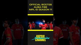 roster Aura Fire di MPL ID Season 11 #mobilelegends #aurafire #mplids11