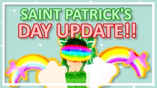 🍀NEW ACCESSORIES & TROPICAL HAIR FLOWER REWORKED! ST. PATRICK'S DAY UPDATE // Roblox Royale High