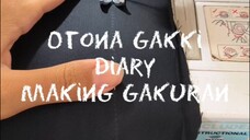 OTONA GAKI DIARY : MAKING GAKURAN! Atarashii Gakko! No Leaders Dance cover costume sewing process