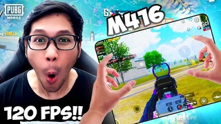 LUAR BIASA! M416 PAKAI GRAFIK 120 FPS AIM NYA JADI LURUS BANGET! - PUBG MOBILE