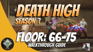 Death High Season 7 (Floor 66 - 75) Walkthrough Guide - LifeAfter