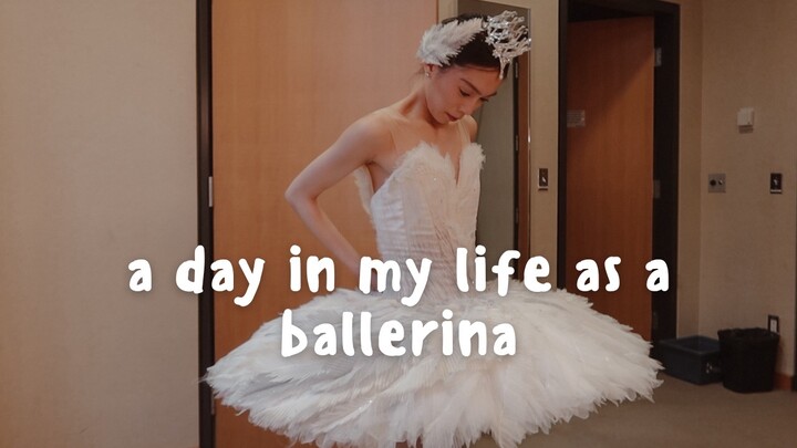 Ballerina Daily VLOG🩰 | A Ballerina's Relaxed Performance Day🦢 Join me as I prepare for the Swan Lak