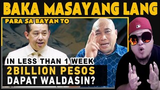 VPSARA DUTERTE PBBM Nasa 2 Billion Pesos Pa Ang Kailangan Gastosin Bago Matapos Ang TAON REACTION