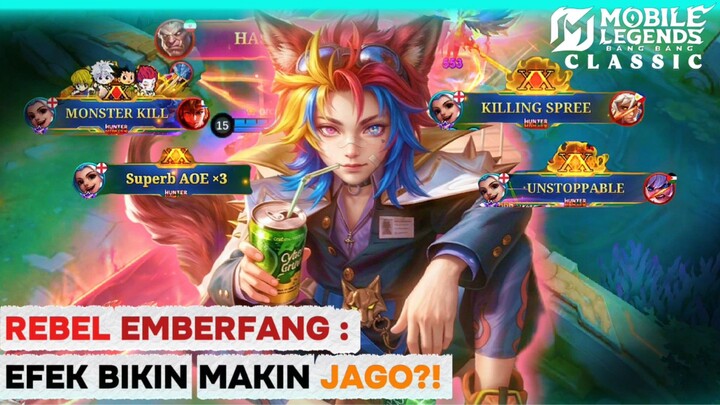 EFEK SKIN Bikin Lincah?! 💨 Nyobain Harith Rebel Emberfang, COMBO Makin Enak Dilihat! 🔥