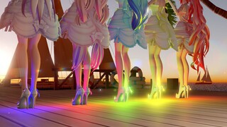 [MMD Hatsune Miku weak voice] High heels and beautiful legs! Everyone is watching, I am coming to ma