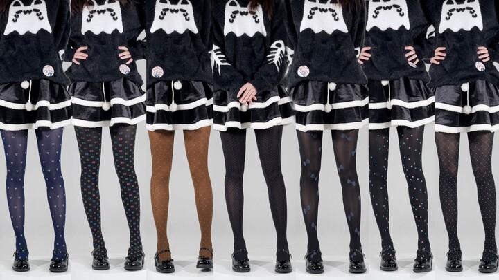 Perbandingan hasil coba pakai kaus kaki bermotif titik-titik yang aneh sekaligus lucu [Bouncing]