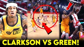 BAGSAK si Jalen sa Ginawa ni Jordan Clarkson! Green DINAKDAKAN ang Malakake ng Utah! Jazz vs Rockets