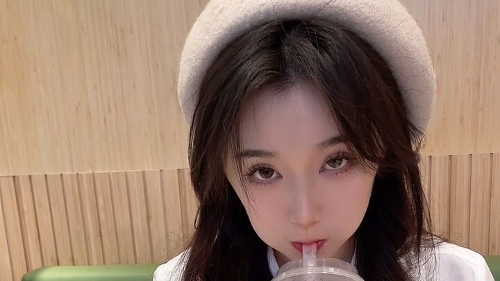 Today’s milk tea is extra sweet!