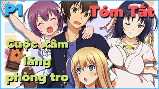 Tóm Tắt Anime Hay : Cuộc xâm lăng phòng trọ ( Phần 1 ) || Invaders of the Rokujouma || Review Anime