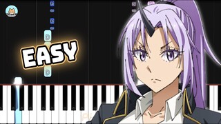 "Like Flames" - That Time I Got Reincarnated as a Slime Season 2 OP 2 - EASY Piano Tutorial & Sheets