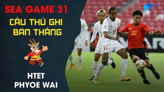 PHA DÀN XẾP ĐÁ PHẠT TINH QUÁI HTET PHYOE WAI NÂNG TỈ SỐ 2-0 CHO U23 MYANMAR