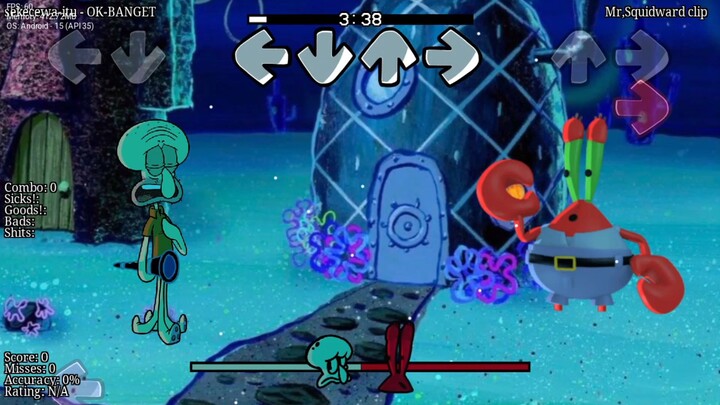 Sekecewa Itu Cover Squidward & Tuan Krab (FNF Mod) Android