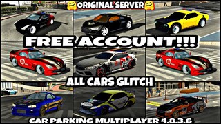 || Free Account Giveaway302 || 10 Glitch Cars New Design || Car Parking Multiplayer 4.8.3.6