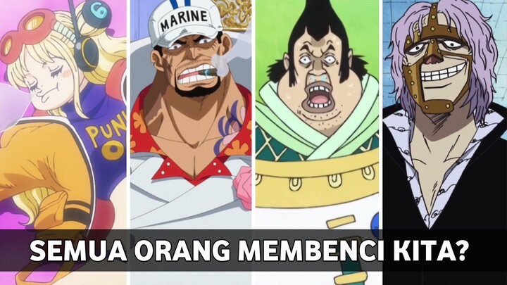 Siapa Yang Paling Ngeselin? Inilah 10 Karakter Paling DiBenci dalam Anime One Piece 😤😤😤