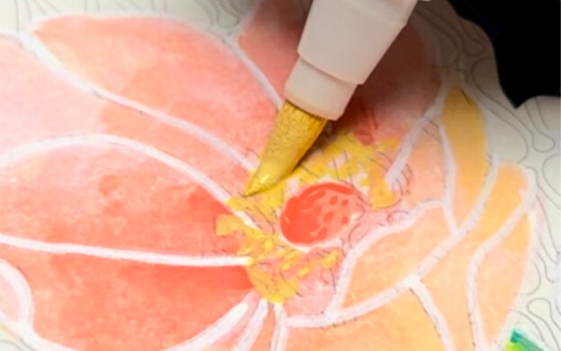 About How I Use Acrylic Markers to Create Watercolor Art