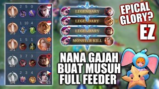 Beginilah Jadinya Kalo Nana Gajah Main di Habitat Aslinya Epical glory!! Musuh Auto full Feeder!!