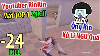 Youtuber RinRin Mất TOP 1 24Kill Chỉ Vì Pha Xử Lí MẤT NÃO | PUBG Mobile