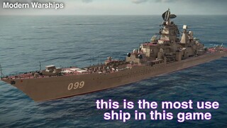 Modern Warships: the most use ship in this game RF PYOTR VELIKIY gameplay.