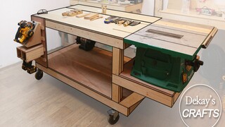 万能工作台，木工师傅就要自己设计，自己用