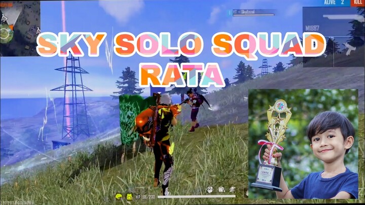 Sky - Bocil Epep Rank Solo Squad Kill 20 - FreeFire FF