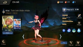 AOV KRIXI SKIN BARU DARK ROSE- ARENA OF VALOR|ROV|LiênQuân|傳說對決|펜타스톰