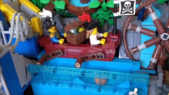 The Lego ball automatic transport device is so powerful when it is finally put together!