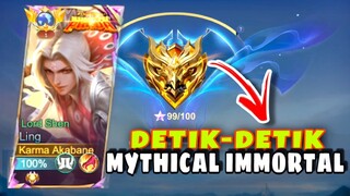 SOLO PLAYER DETIK-DETIK MYTHICAL IMMORTAL GAES