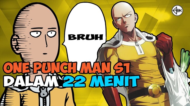 PAHLAWAN YANG TIDAK DIANGGAP - SELURUH CERITA ONE PUNCH MAN SEASON 1 DALAM 22 MENIT