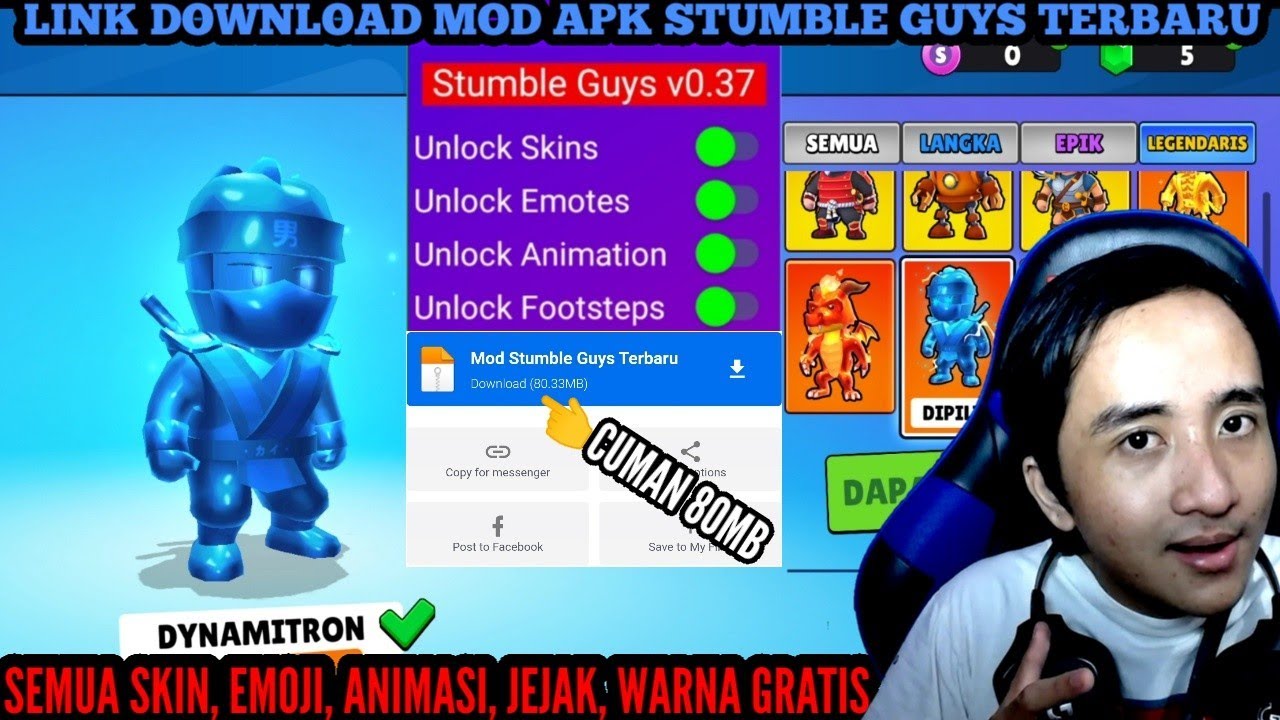 20 Tips Cara Bermain Game Stumble Guys Menjadi Pro, Download dan Mainkan  Tanpa Perlu Mod Apk Unlock All Skin - Suara Merdeka