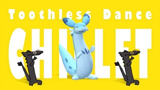 Toothless dances, but the whirlwind weasel