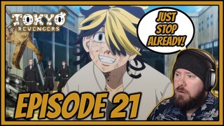 STOP IT, KAZUTORA! | Tokyo Revengers Episode 21 Reaction