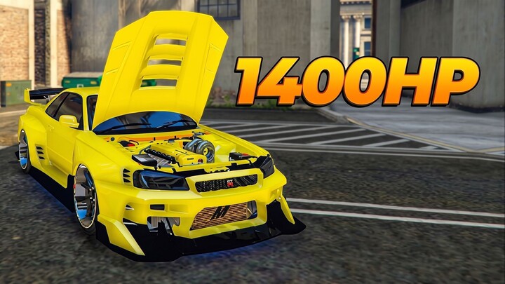 Reto A Los Japoneses Con Mi GT-R De 1400hp A Una Carrera Gta Rp